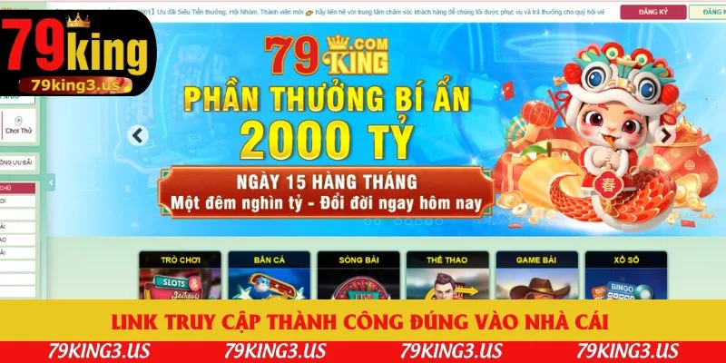 Link truy cập thành công đúng vào nhà cái 