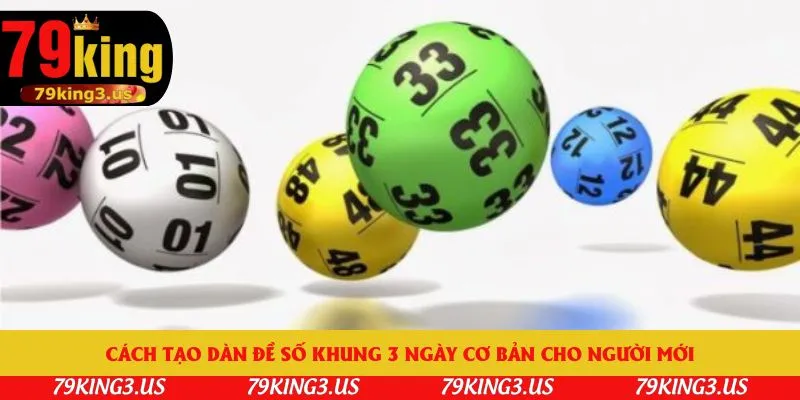 Cách tạo dàn đề số khung 3 ngày cơ bản cho người mới